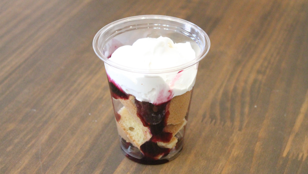 シフォンのカップケーキ